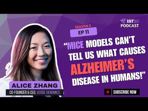 How AI Cut Drug Discovery From 8 Years to 4 Years | Alice Zhang's Moneyball Approach YouTube thumbnail